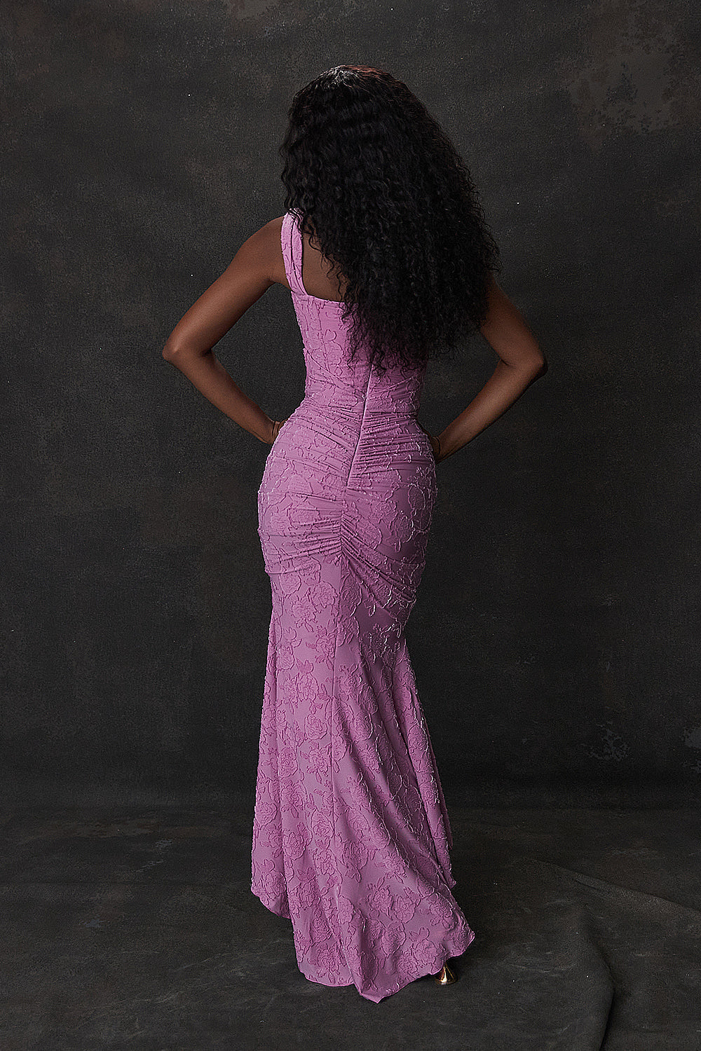 Elizabeth | Women's Asymmetrical Wedding Guest Maxi Dress