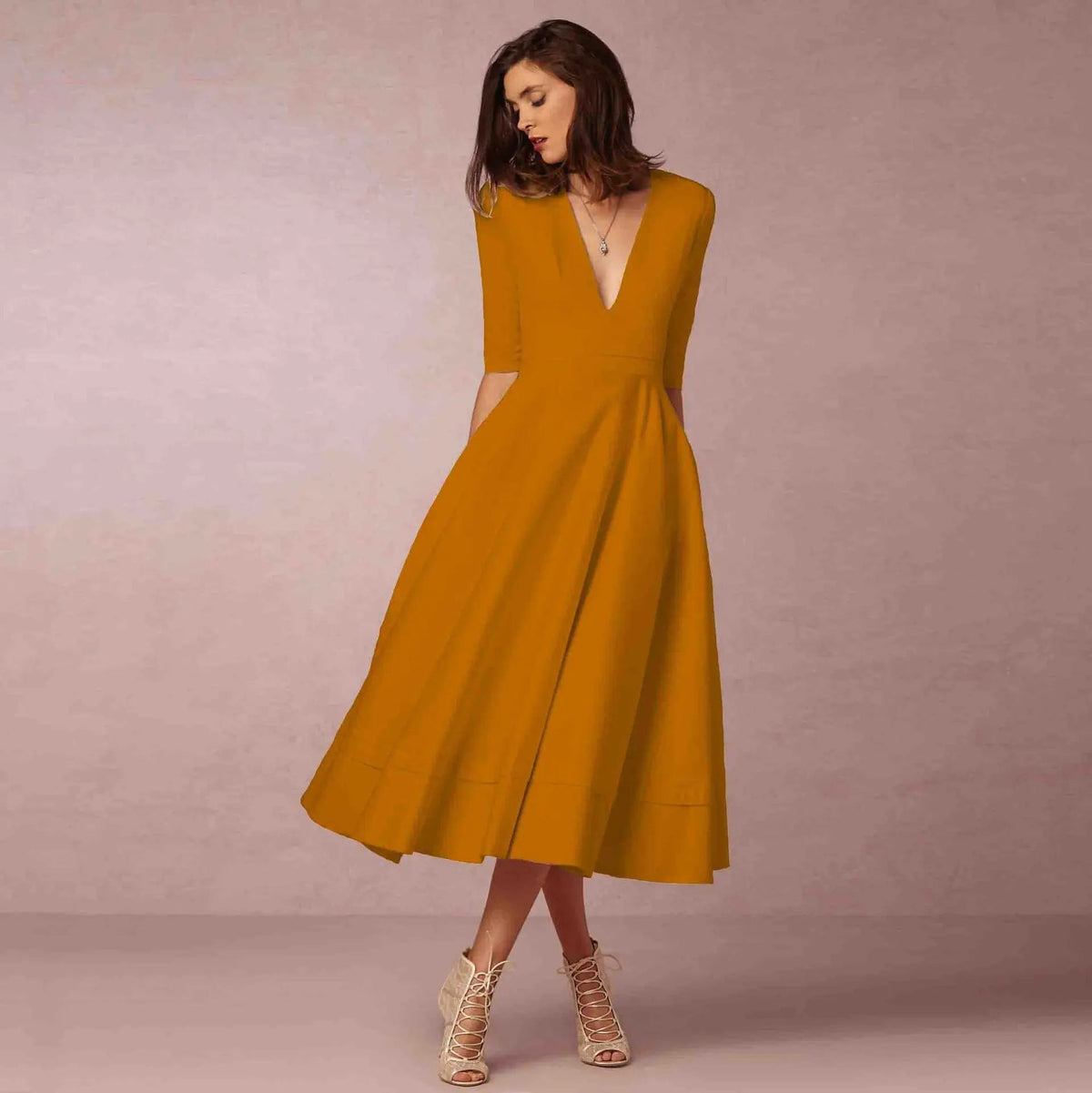 Tena | Women's Elegant A-Line Evening Dress