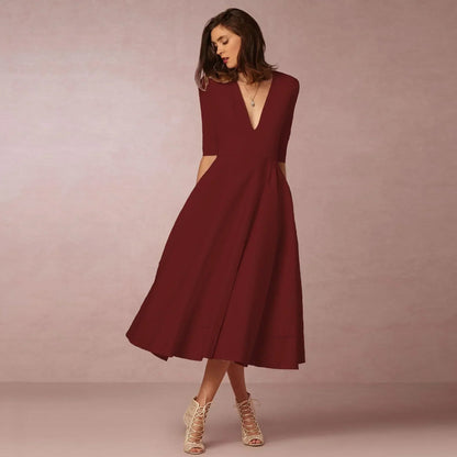 Tena | Women's Elegant A-Line Evening Dress
