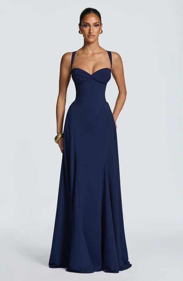 Emma | Women's Sweetheart Wedding Guest Maxi Dress
