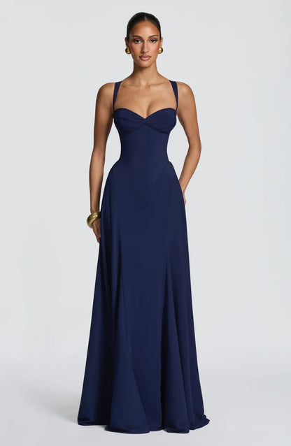 Emma | Women's Sweetheart Wedding Guest Maxi Dress