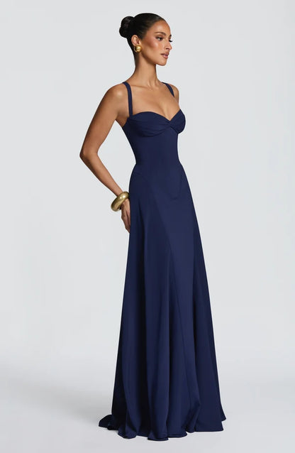 Emma | Women's Sweetheart Wedding Guest Maxi Dress