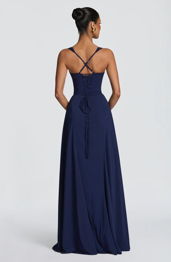 Emma | Women's Sweetheart Wedding Guest Maxi Dress