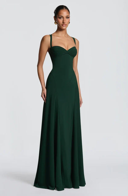 Emma | Women's Sweetheart Wedding Guest Maxi Dress