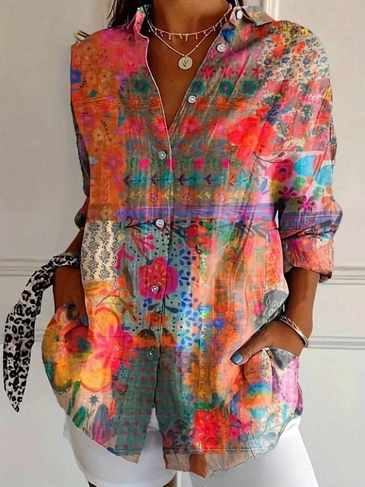 Wilma | Women's Casual Printed Summer Blouse