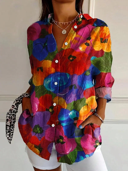 Wilma | Women's Casual Printed Summer Blouse