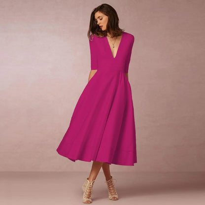 Tena | Women's Elegant A-Line Evening Dress