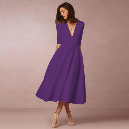 Tena | Women's Elegant A-Line Evening Dress