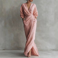 Piper | Women's Wrap V-Neck Maxi Dress