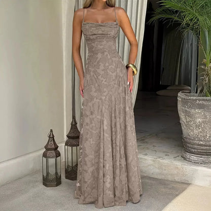 Lisanne | Women's Elegant Embroidered Maxi Evening Dress