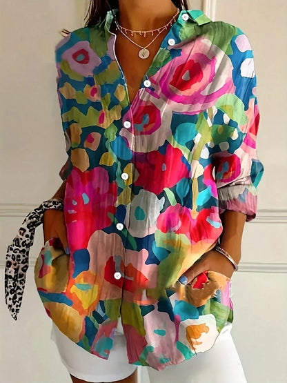 Wilma | Women's Casual Printed Summer Blouse