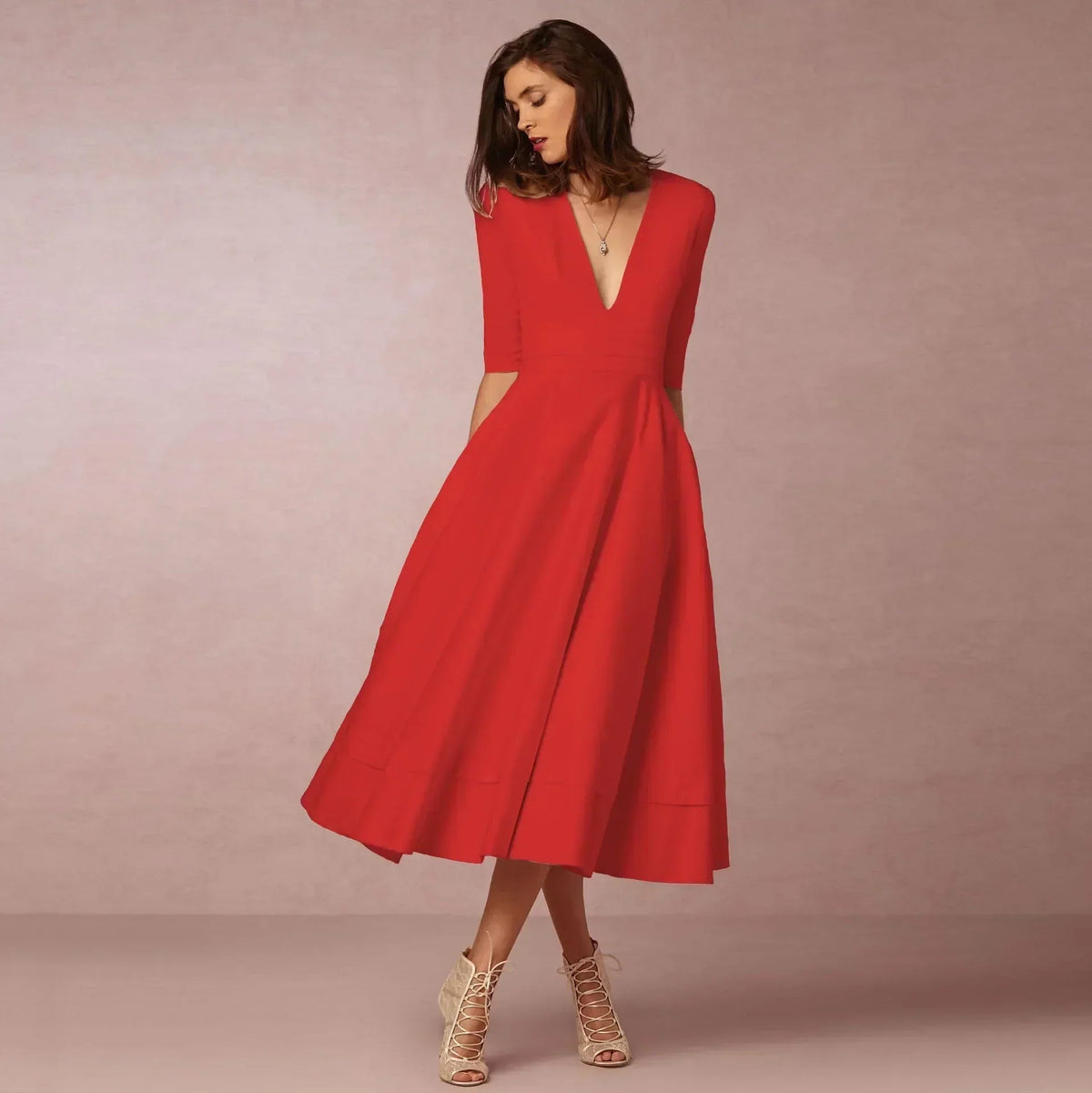 Tena | Women's Elegant A-Line Evening Dress