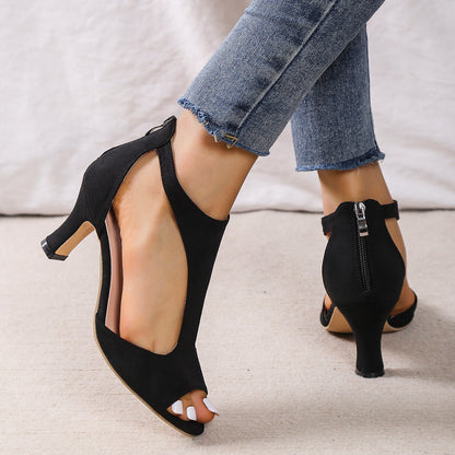 Phoebe | Women's Elegant Summer Sandals With Heel