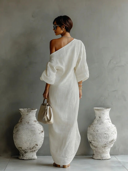 Matilda | Women's Summer One-Shoulder Maxi Dress