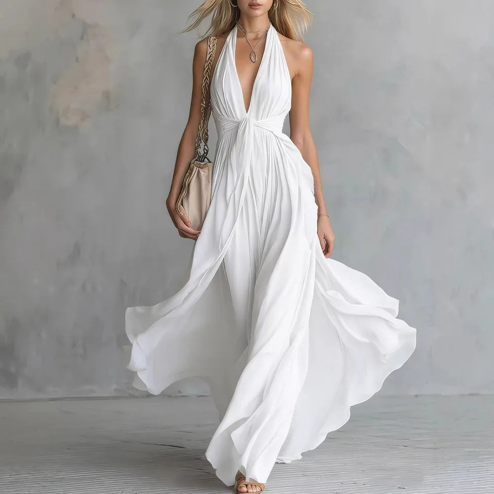 Rachel | Women's Summer Flowing Maxi Dress