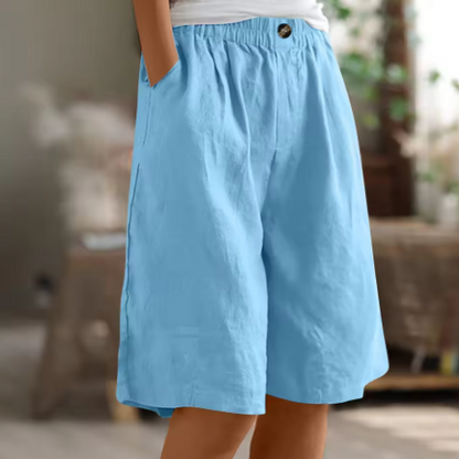 Julia | Women's Linen Summer Shorts