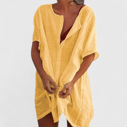 Magdalena | Women's Summer Loose Tunic Midi Dress