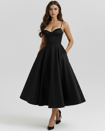 Gillian | Women's Elegant A-line Flared Dress