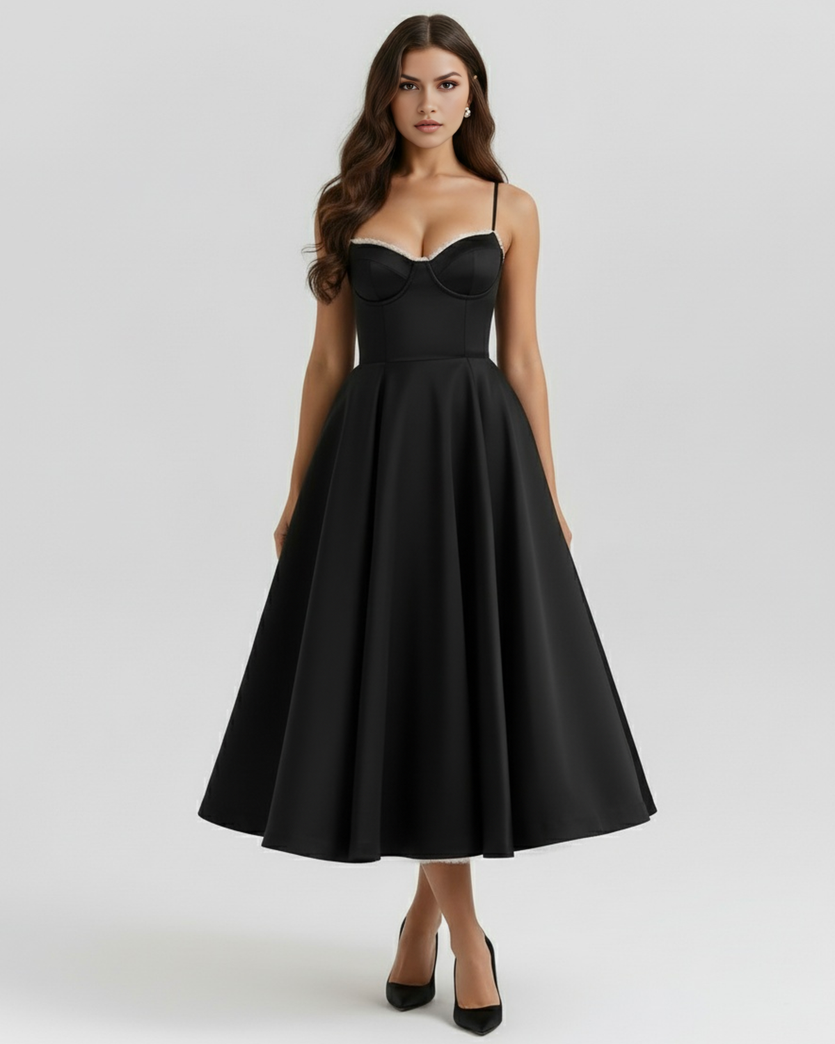 Gillian | Women's Elegant A-line Flared Dress