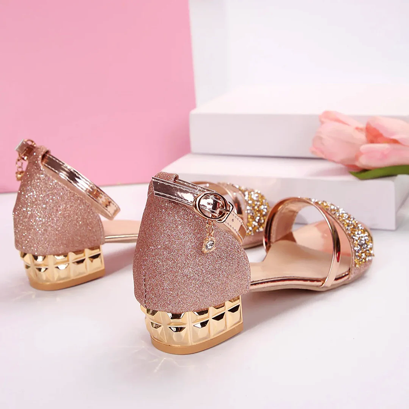 Angela | Women's Evening Strap Glitter Sandals