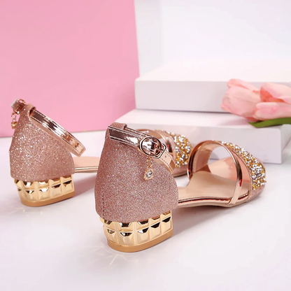 Angela | Women's Evening Strap Glitter Sandals