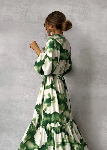 Naina | Women's Floral Maxi Evening Dress
