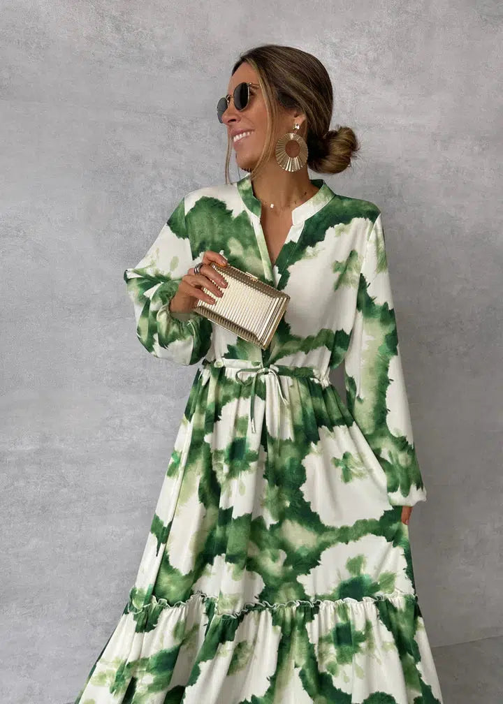 Naina | Women's Floral Maxi Evening Dress