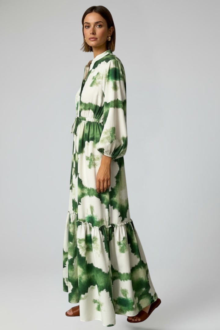 Sarah | Women's Summer Puffed Sleeves Floral Dress
