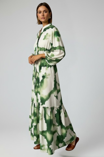 Sarah | Women's Summer Puffed Sleeves Floral Dress