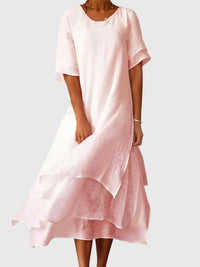 Penny | Women's Round Neck Wedding Guest Dress