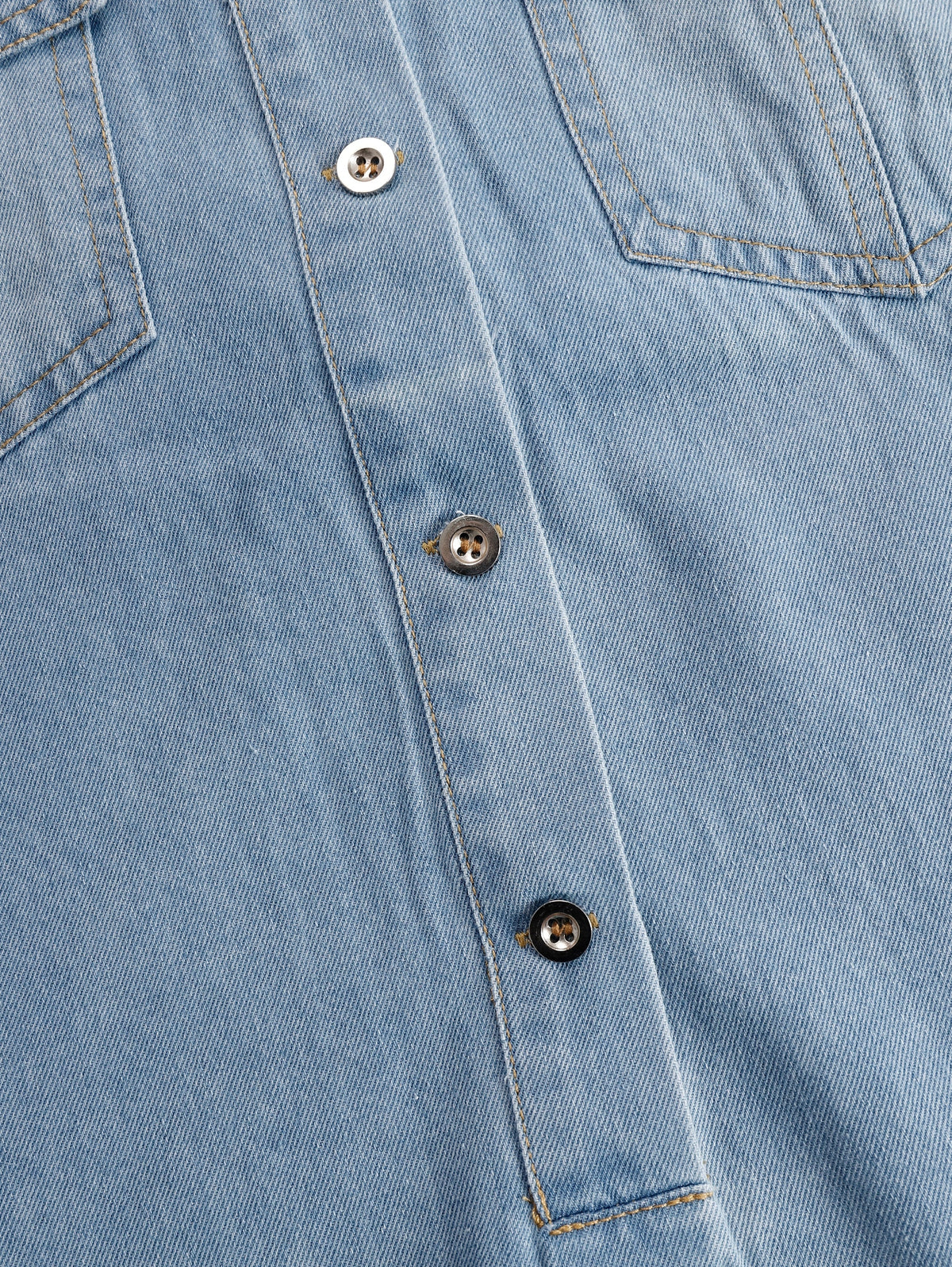 Alison | Women's Casual Fringed Denim Shirt Dress