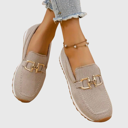 Lucy | Women's Textured Slip-On Loafer Sneakers