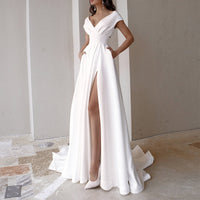 Carolyn | Women's Elegant V-Neck Maxi Dress