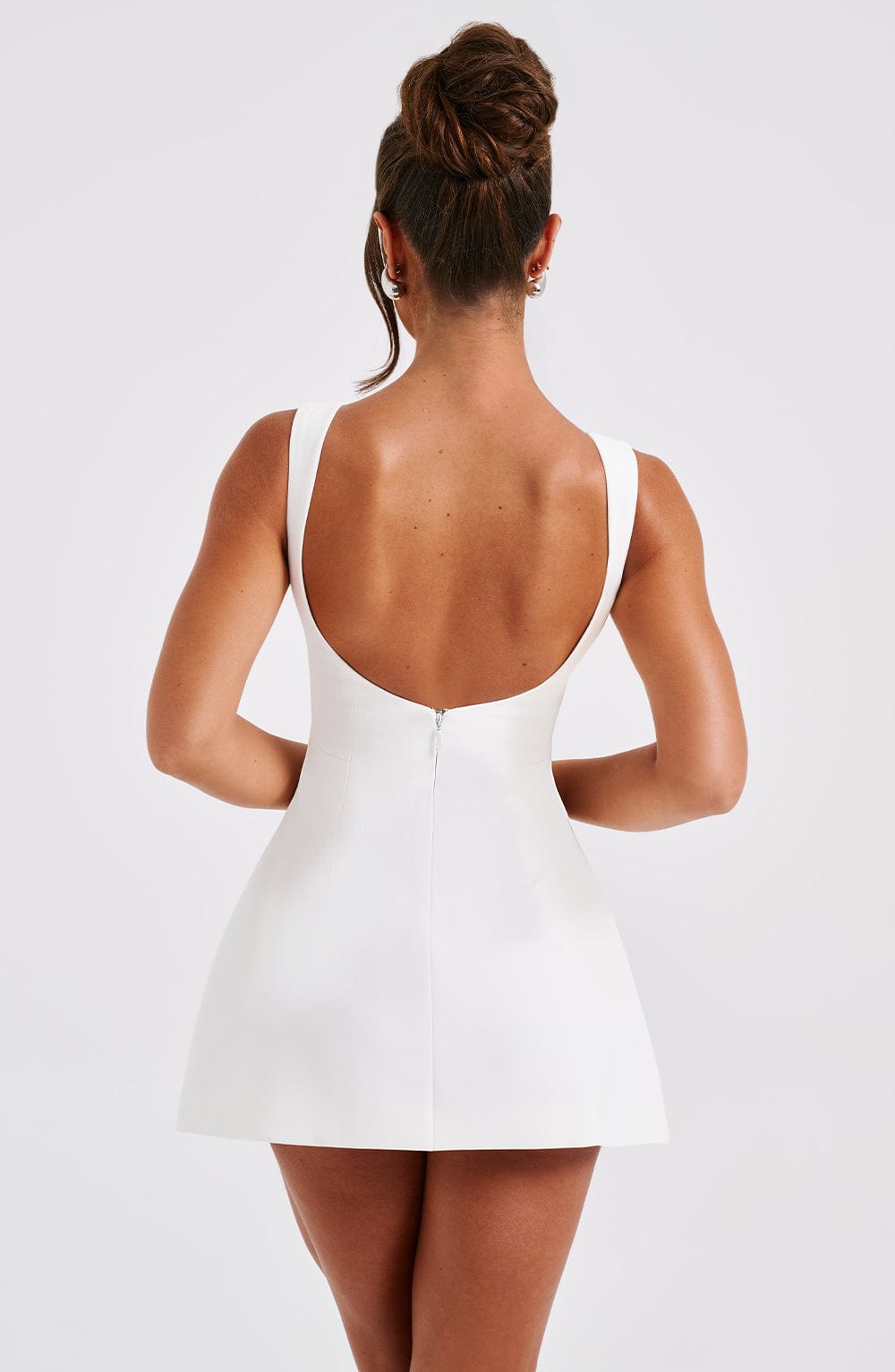 Chloe | Women's Structured Sleeveless Mini Dress