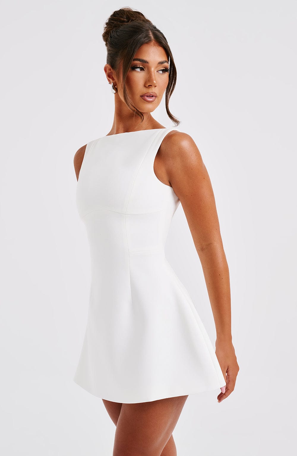 Chloe | Women's Structured Sleeveless Mini Dress