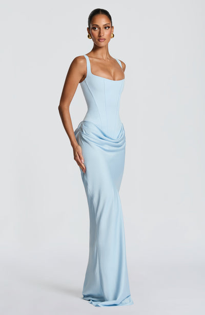 Katie | Women's Formal Draped Maxi Dress