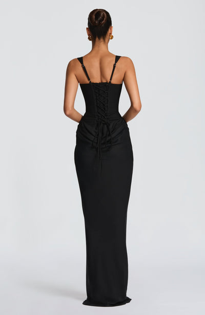 Katie | Women's Formal Draped Maxi Dress
