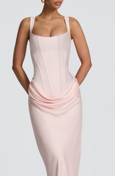 Katie | Women's Formal Draped Maxi Dress