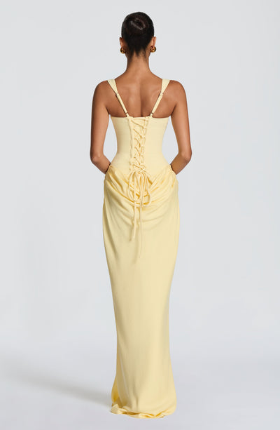 Katie | Women's Formal Draped Maxi Dress