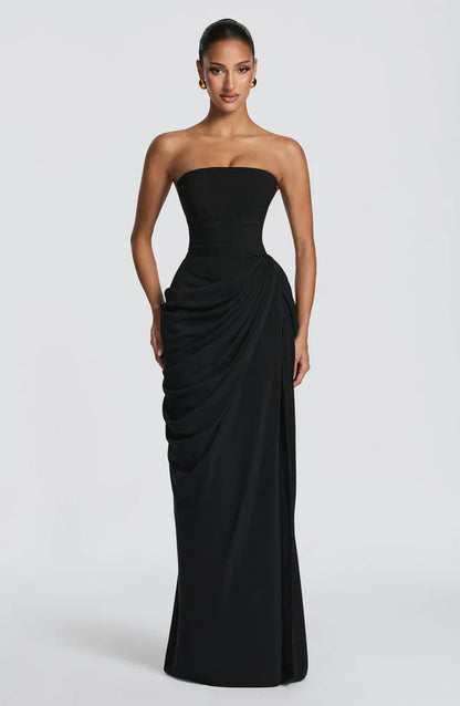 Klara | Women's Elegant Strapless Lace-Up Corset Dress