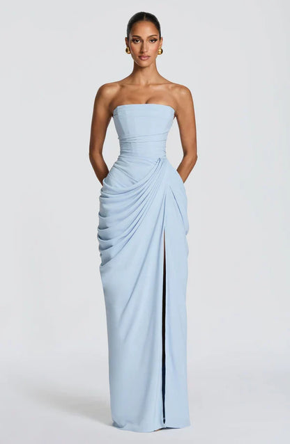Klara | Women's Elegant Strapless Lace-Up Corset Dress