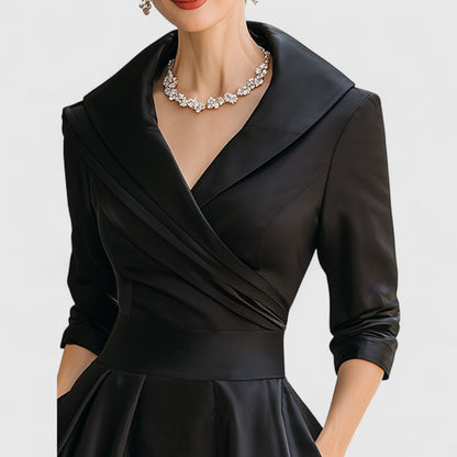 Sona | Women's Elegant Wrap Midi Dress