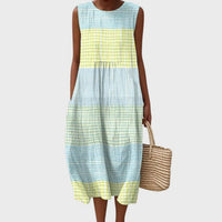 Laura | Women's Relaxed Wedding Guest Dress Tiered Dress