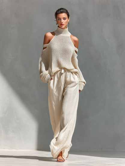 Sarah | Women's Summer Knitted Two Piece Set