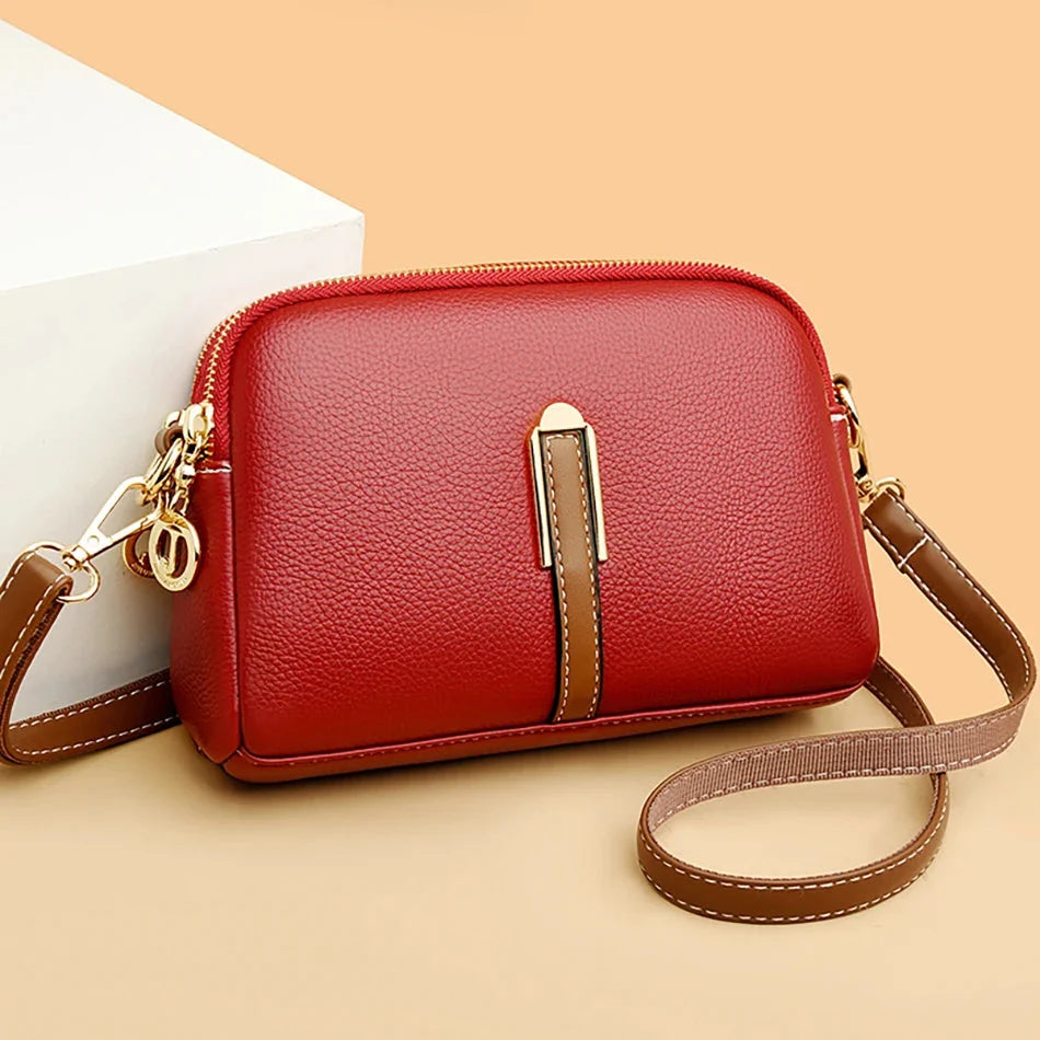 Elspeth | Women's Compact Leather Crossbody Bag