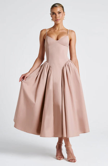 Diana | Women's Sophisticated A-line Midi Dress