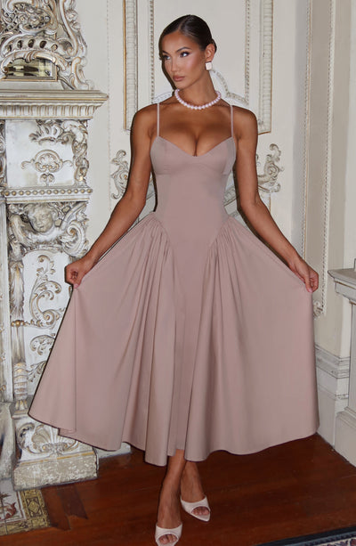 Evie | Women's Strapless Draped Corset Dress
