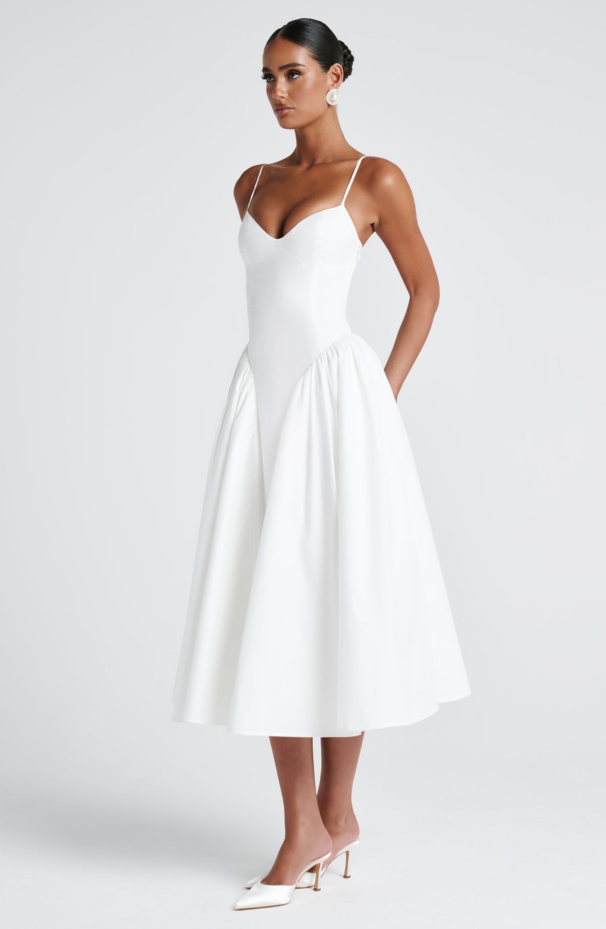 Diana | Women's Sophisticated A-line Midi Dress