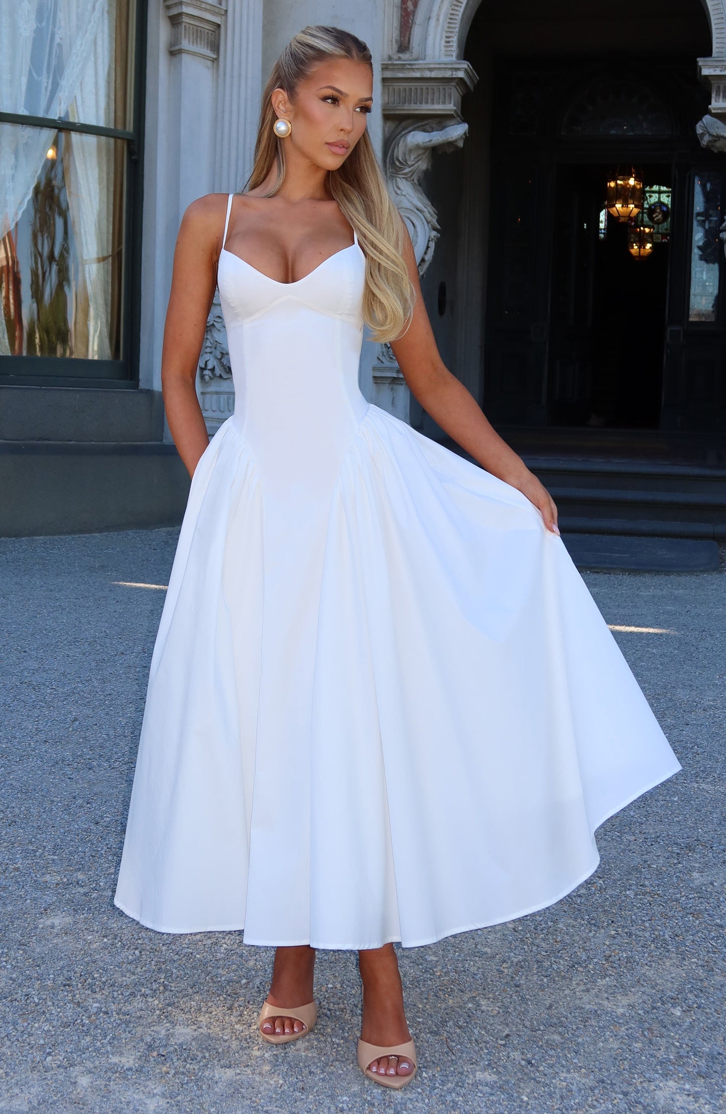 Diana | Women's Sophisticated A-line Midi Dress