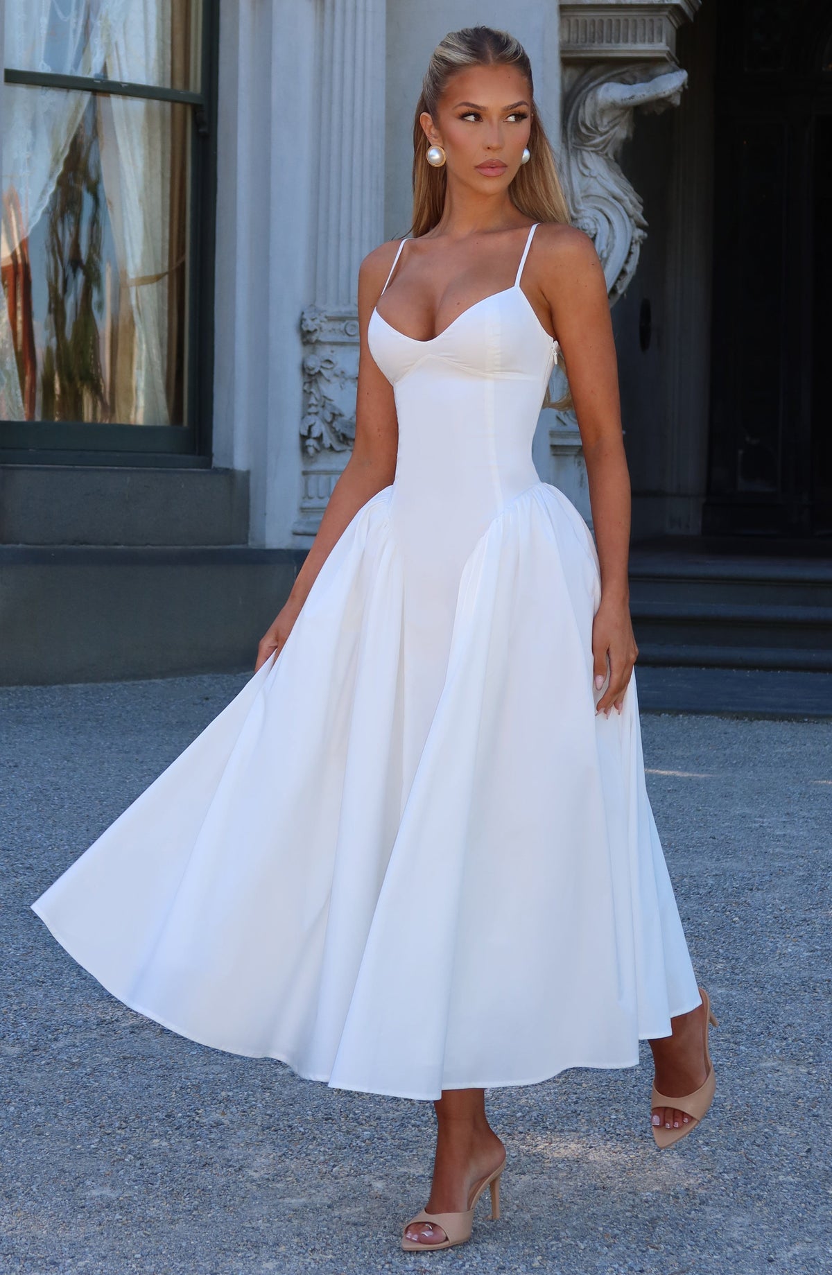 Diana | Women's Sophisticated A-line Midi Dress